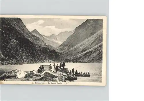 Cauterets Lac Gaube Boot  / Cauterets /Arrond. d Argeles-Gazost