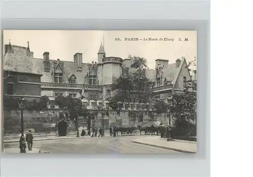 Paris Musee Cluny Kutsche  / Paris /Arrond. de Paris