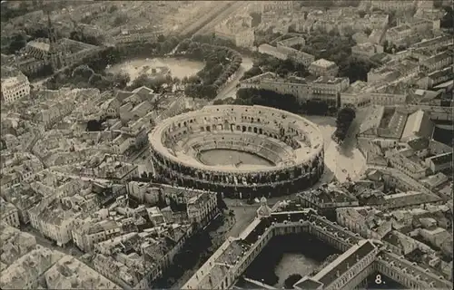 Nimes Fliegeraufnahme  / Nimes /Arrond. de Nimes