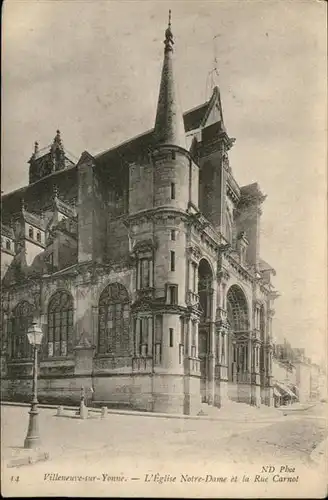 Villeneuve-sur-Yonne Eglise Notre Dame / Villeneuve-sur-Yonne /Arrond. de Sens