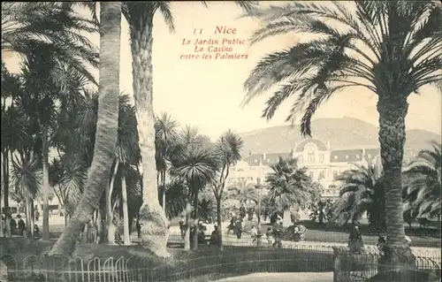 Nice Alpes Maritimes jardin Public / Nice /Arrond. de Nice