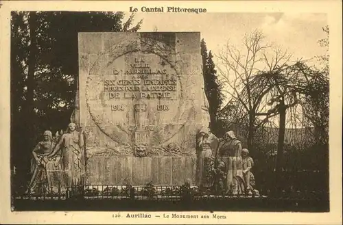 Aurillac Monument auy Morts / Aurillac /Arrond. d Aurillac
