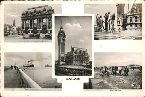 Calais Port
Hotel de Ville
Statue de Jacquard / Calais /Arrond. de Calais