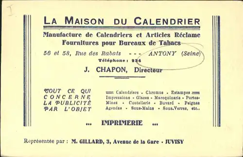 Juvisy-sur-Orge Maison du Calendrier / Juvisy-sur-Orge /Arrond. de Palaiseau