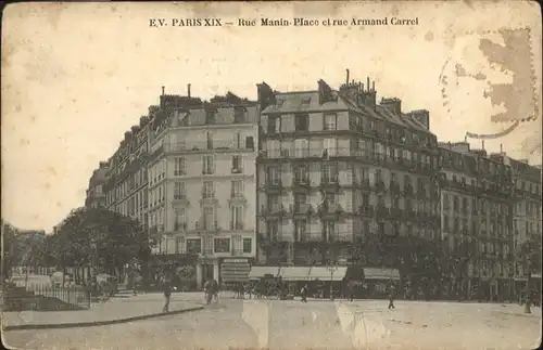 Paris Rue Manin
Place et Rue Armand Carrel / Paris /Arrond. de Paris