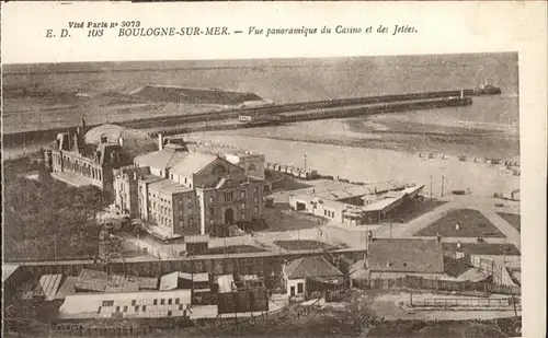 Boulogne-sur-Mer Vue panoramique du Casino  / Boulogne-sur-Mer /Arrond. de Boulogne-sur-Mer