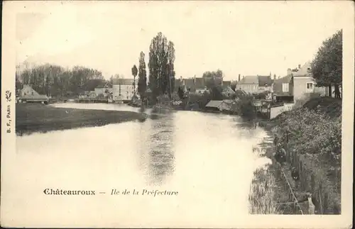 Chateauroux Indre Ile de la Prefecture / Chateauroux /Arrond. de Chateauroux