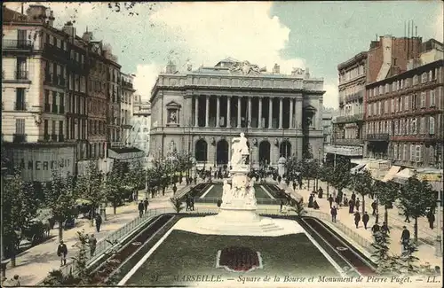 Marseille Square Bourse Monument Pierre Puget / Marseille /Arrond. de Marseille