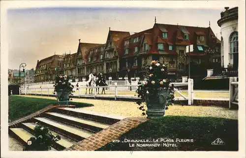 Deauville-Plage-Fleurie Normandy Hotel Pferd / Deauville /Arrond. de Lisieux