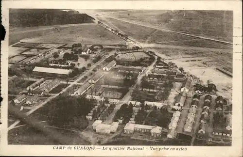 Camp de Chalons Fliegeraufnahme  / Mourmelon-le-Petit /Arrond. de Chalons-en-Champagne