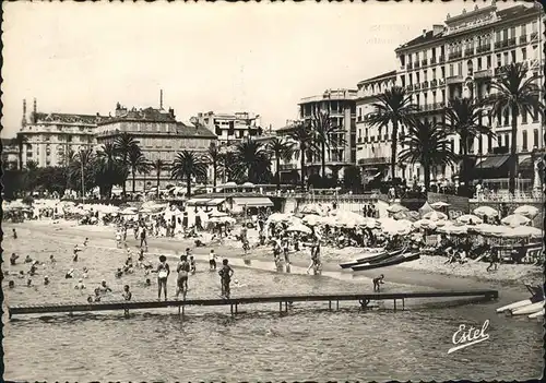 Cannes Alpes-Maritimes Plage de la Croisette Beach  / Cannes /Arrond. de Grasse