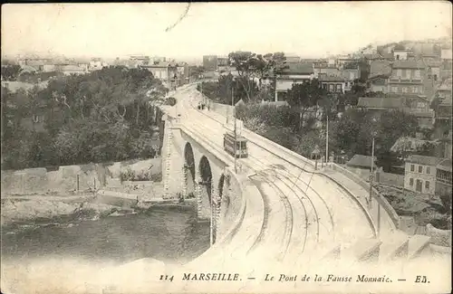 Marseille Pont Fausse Monnaie Strassenbahn  / Marseille /Arrond. de Marseille