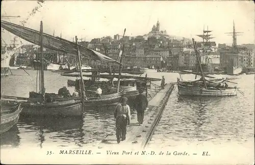 Marseille Vieux Port Boote / Marseille /Arrond. de Marseille