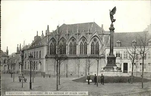 Valenciennes Monument de la Defense Place Verte / Valenciennes /Arrond. de Valenciennes