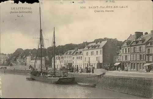 Saint-Valery-en-Caux Quai du Havre / Saint-Valery-en-Caux /Arrond. de Dieppe