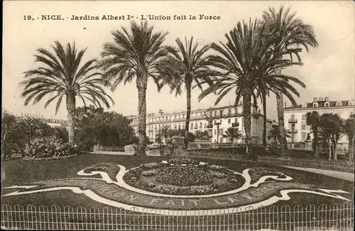 Nizza Jardin Albert I. / Nice /Arrond. de Nice