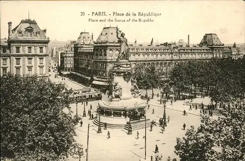 Paris Place de la Republique / Paris /Arrond. de Paris