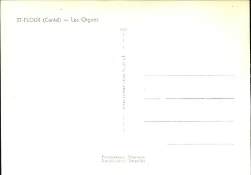 Saint-Flour Cantal Les Orgues / Saint-Flour /Arrond. de Saint-Flour