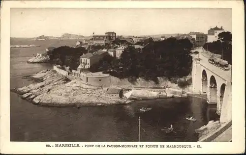 Marseille Marseille Pont Fausse-Monnaie Pointe Malmousque x / Marseille /Arrond. de Marseille