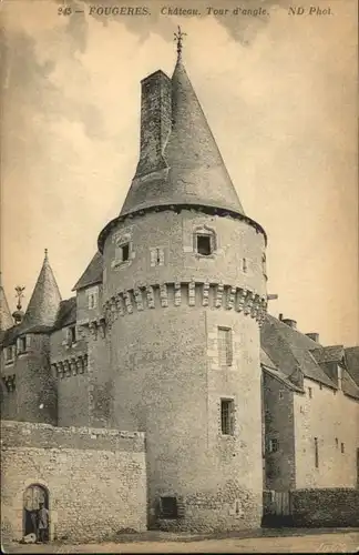 Fougeres Fougeres Chateau Tour Angle * / Fougeres /Arrond. de Fougeres