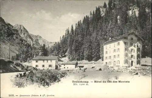 Trelechamp Trelechamp Hotel du Col Montets * / Chamonix-Mont-Blanc /Arrond. de Bonneville