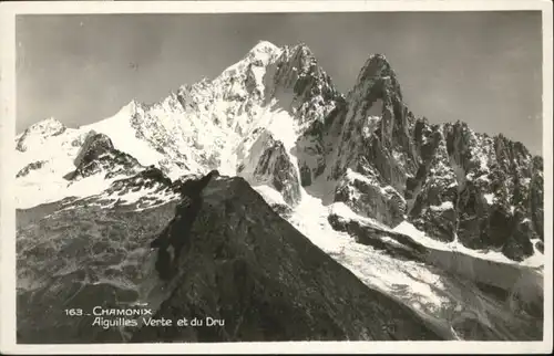 Chamonix Chamonix-Mont-Blanc Aiguilles Verte Dru * / Chamonix-Mont-Blanc /Arrond. de Bonneville