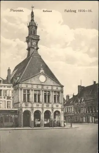 Peronne Somme Peronne Rathaus x / Peronne /Arrond. de Peronne