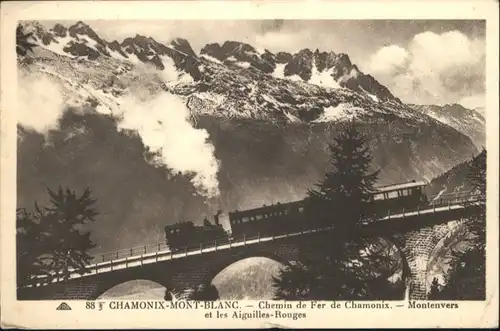 Chamonix Chamonix-Mont-Blanc Montenvers Aiguilles-Rouges Bergbahn x / Chamonix-Mont-Blanc /Arrond. de Bonneville