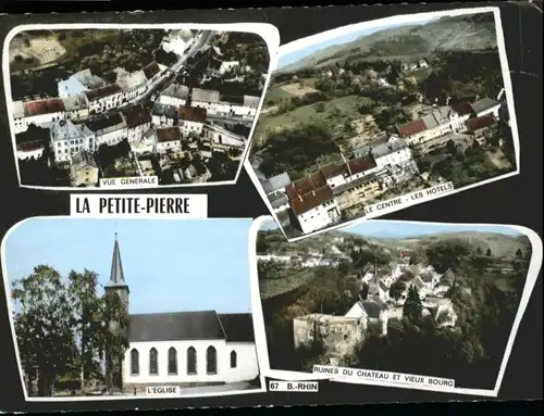 La Petite-Pierre La Petite-Pierre Centre Hotel Eglise Ruines Chateau Bourg x / Luetzelstein /Arrond. de Saverne