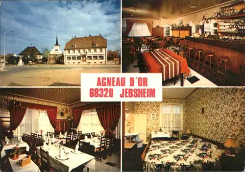 Jebsheim Jebsheim Hotel Restaurant a L'Agneau D'Or * / Jebsheim /Arrond. de Colmar