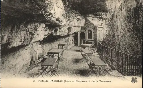 Padirac Padirac Puits Restaurant Terrasse Hoehle * / Padirac /Arrond. de Gourdon