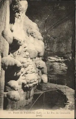 Padirac Padirac Hoehle Grotte Pas Crocodile * / Padirac /Arrond. de Gourdon