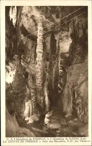 Padirac Padirac Hoehle Grotte Salle Merveilles * / Padirac /Arrond. de Gourdon