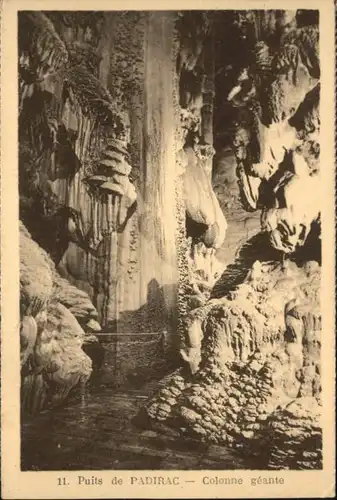 Padirac Padirac Hoehle Grotte Colonne geante * / Padirac /Arrond. de Gourdon