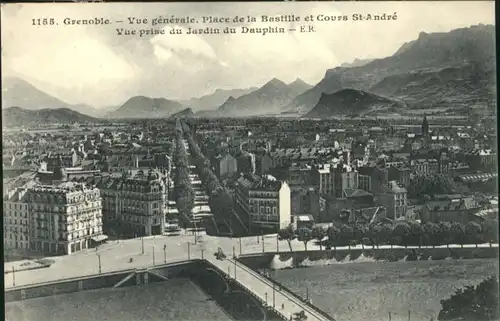 Grenoble Grenoble Place Bastille Cours St. Andre * / Grenoble /Arrond. de Grenoble