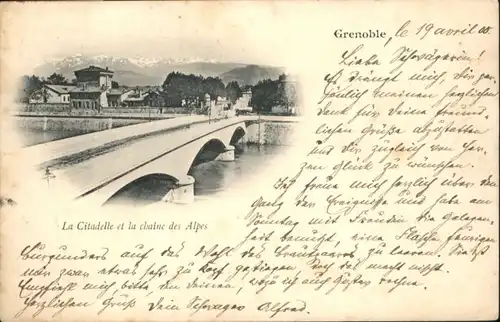 Grenoble Grenoble Citadelle Chaine Alpes x / Grenoble /Arrond. de Grenoble