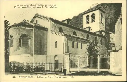 Grenoble Grenoble Eglise Kirche Saint-Laurent * / Grenoble /Arrond. de Grenoble