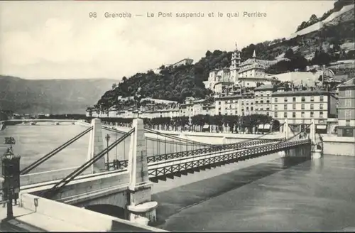 Grenoble Grenoble Pont Suspendu Quai Perriere * / Grenoble /Arrond. de Grenoble