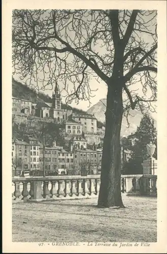 Grenoble Grenoble Terrasse Jardin de Ville * / Grenoble /Arrond. de Grenoble