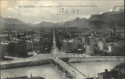 Grenoble Grenoble Pont France Cours Saint-Andre x / Grenoble /Arrond. de Grenoble