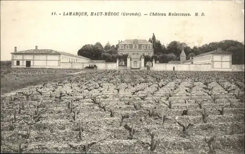 Lamarque Lamarque Chateau Malescasse * / Lamarque /Arrond. de Bordeaux