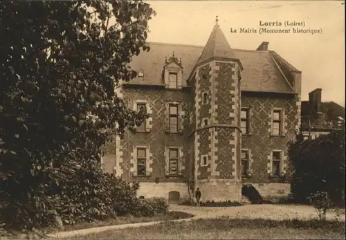 Lorris Lorris Mairie Monument Historique * / Lorris /Arrond. de Montargis