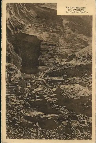 Padirac Padirac Hoehle Grotte Fond Gouffre * / Padirac /Arrond. de Gourdon