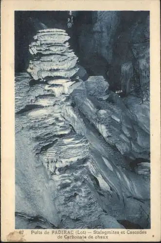 Padirac Padirac Hoehle Grotte Stalagmites Cascades * / Padirac /Arrond. de Gourdon