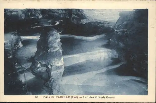 Padirac Padirac Hoehle Grotte Lac Grands Gours * / Padirac /Arrond. de Gourdon