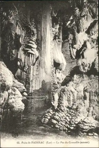 Padirac Padirac Hoehle Grotte Pas Crocodile * / Padirac /Arrond. de Gourdon