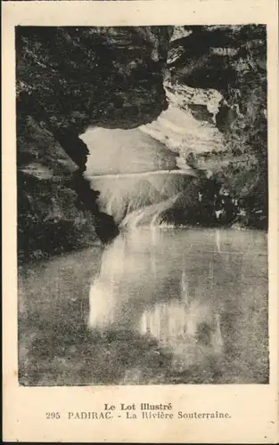 Padirac Padirac Hoehle Grotte Riviere Souterraine * / Padirac /Arrond. de Gourdon