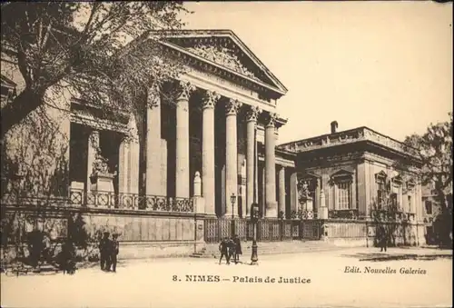 Nimes Nimes Palais Justice Justiz * / Nimes /Arrond. de Nimes