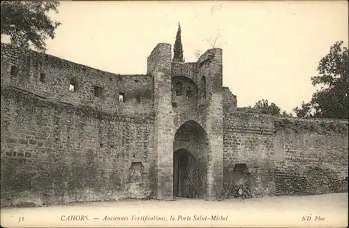 Cahors Cahors Anciennes Fortification Porte Saint-Michel * / Cahors /Arrond. de Cahors