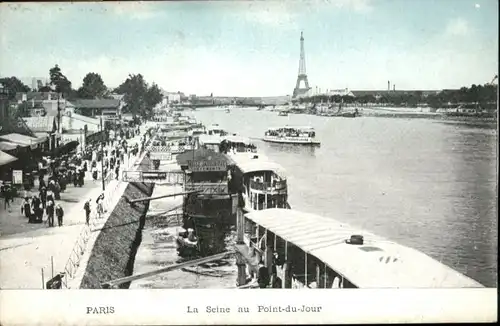 Paris Paris Seine Point-du-Jour Eifelturm * / Paris /Arrond. de Paris